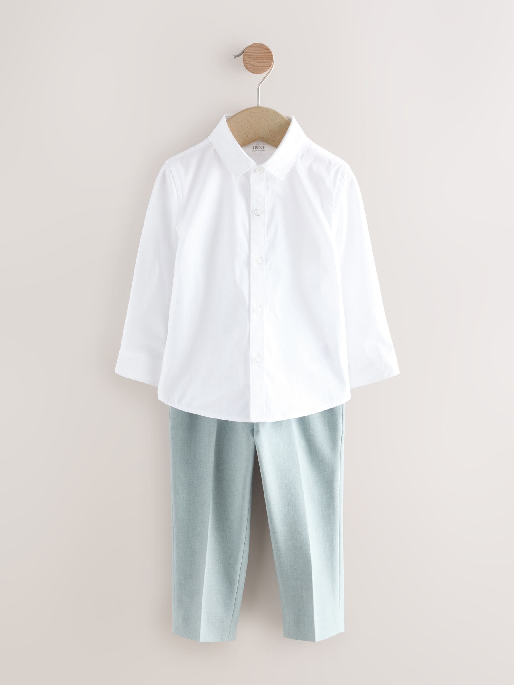 Blue Blazer Shirt Trousers and Bow Tie Set (3mths-9yrs) image 7