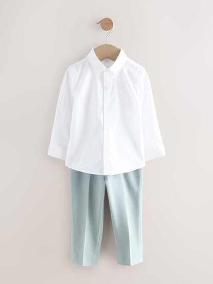 Blue Blazer Shirt Trousers and Bow Tie Set (3mths-9yrs) image 7