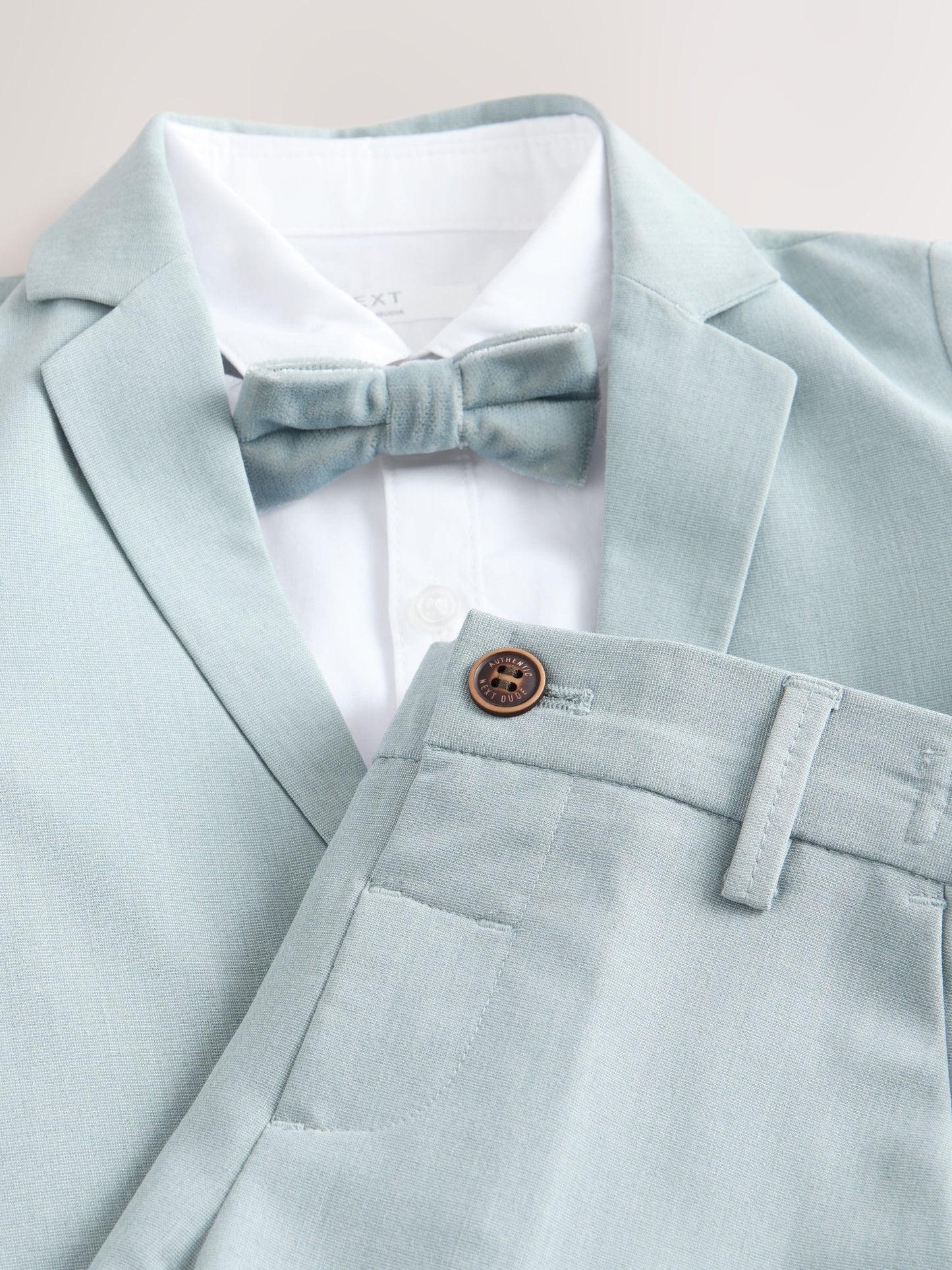 Dsiney Kidz - Blue Blazer, Shirt & Trouser Set Blazer Shirt Trousers and Bow Tie Set (3mths-12yrs) image 8