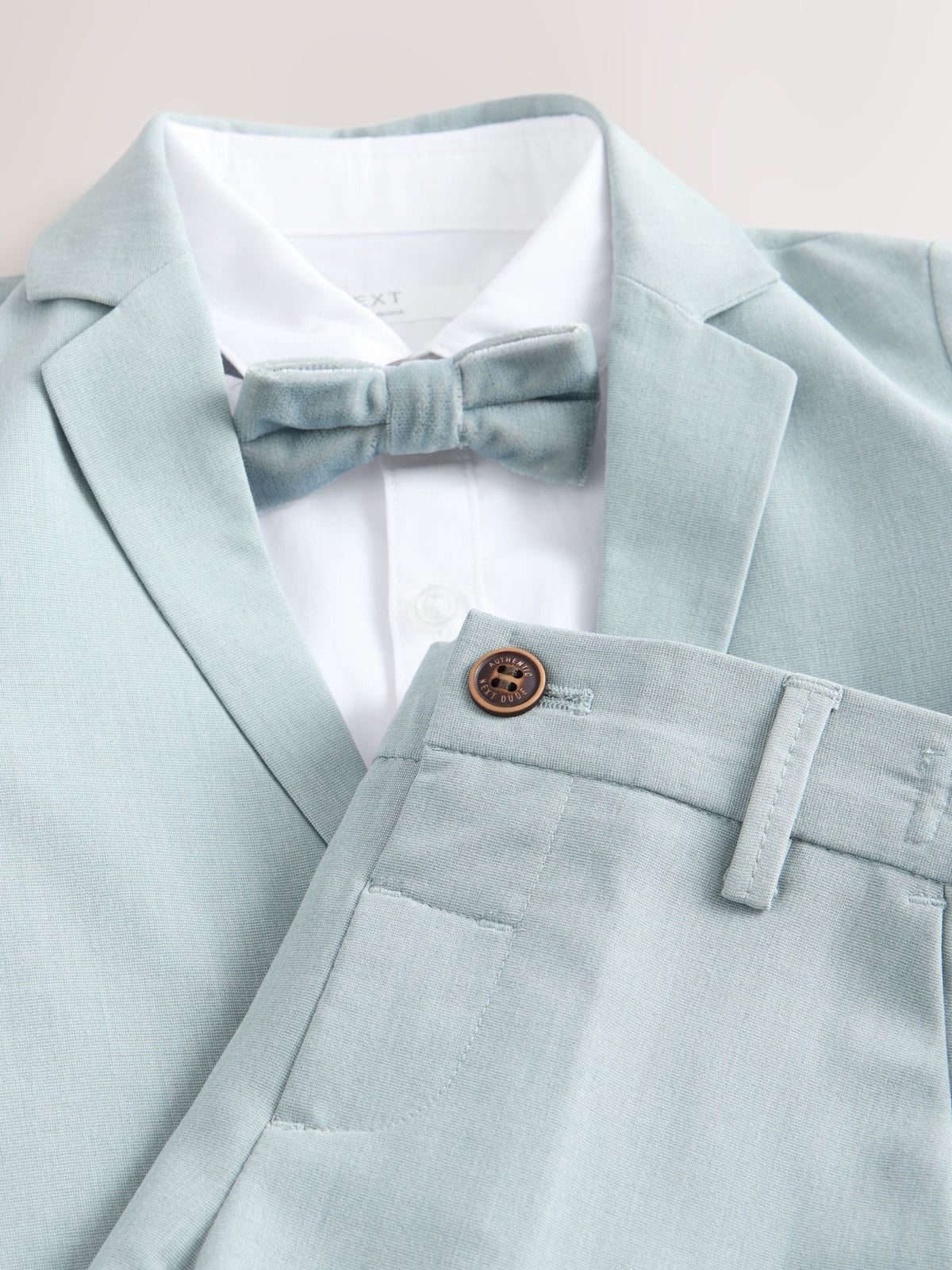 Dsiney Kidz - Blue Blazer, Shirt & Trouser Set Blazer Shirt Trousers and Bow Tie Set (3mths-12yrs) image 8
