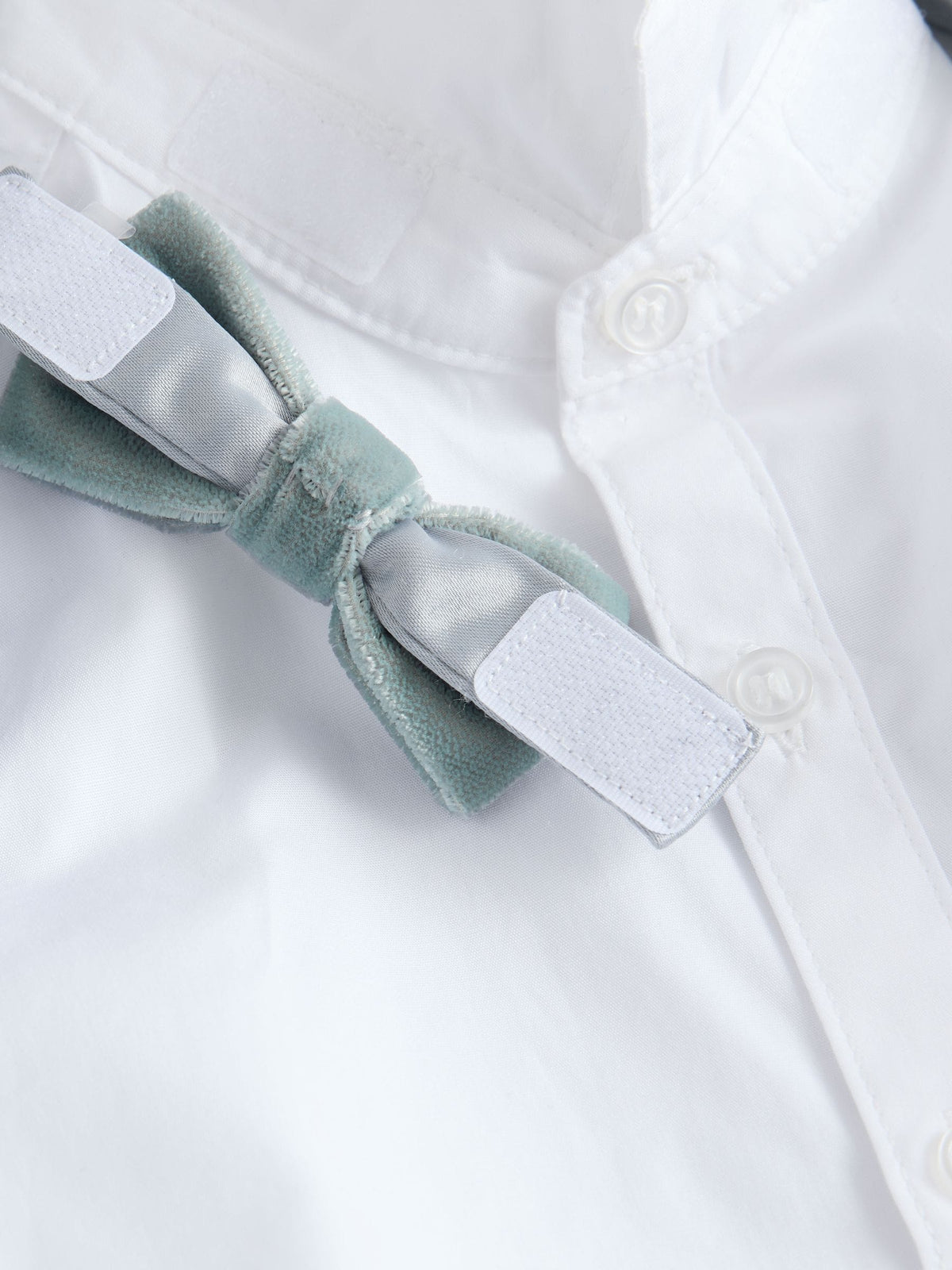 Dsiney Kidz - Blue Blazer, Shirt & Trouser Set Blazer Shirt Trousers and Bow Tie Set (3mths-12yrs) image 9