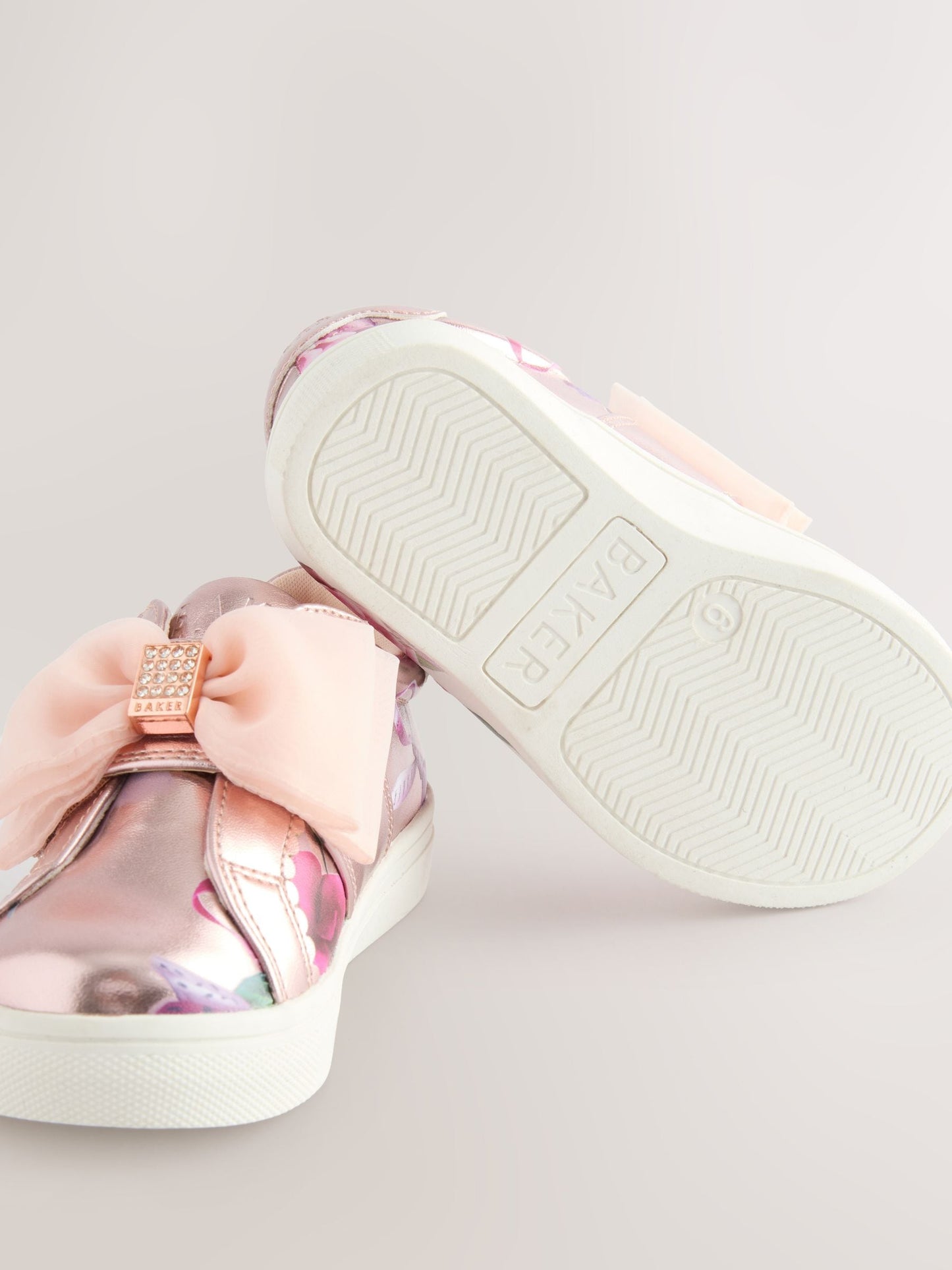 Baker by Ted Baker Girls Organza Corsage Trainers image 3