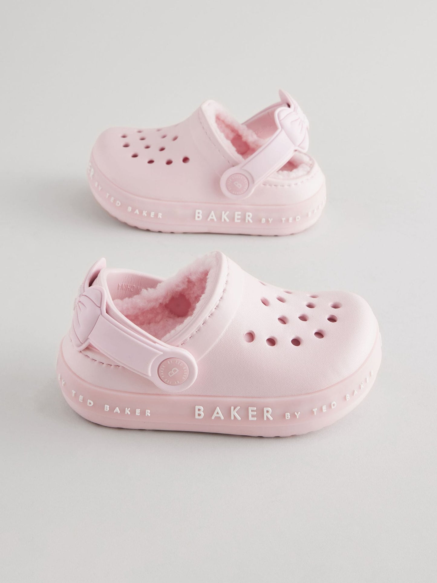 Baker by Ted Baker Girls Borg Lined Clog Slippers