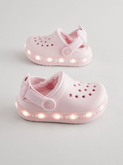 Baker by Ted Baker Girls Borg Lined Clog Slippers