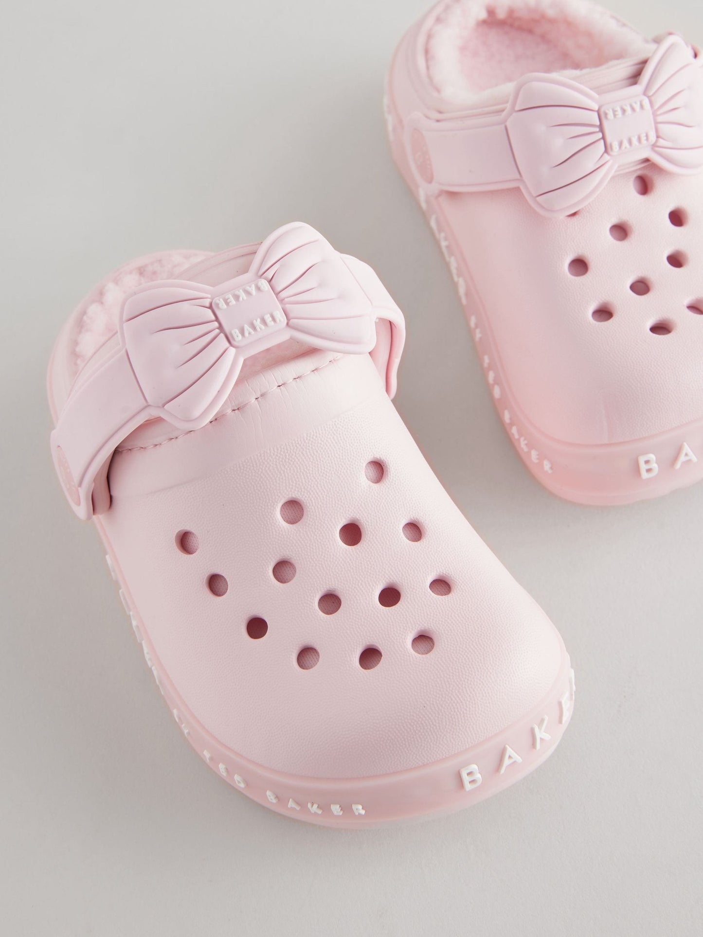 Baker by Ted Baker Girls Borg Lined Clog Slippers