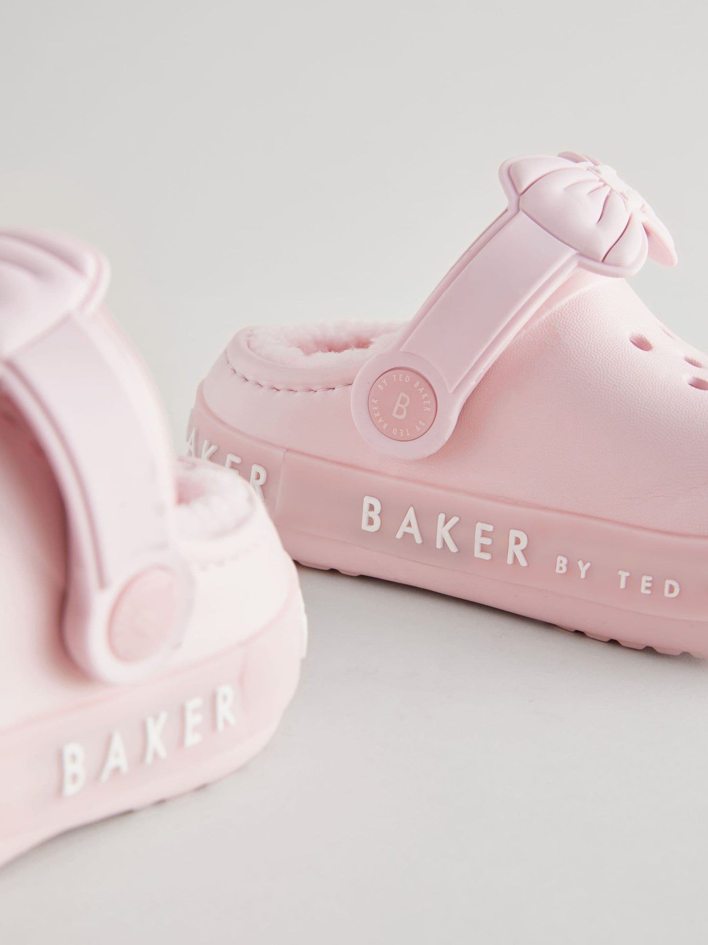 Baker by Ted Baker Girls Borg Lined Clog Slippers