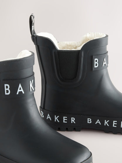 Baker by Ted Baker Boys Faux Fur Lined Welly Boots image 7