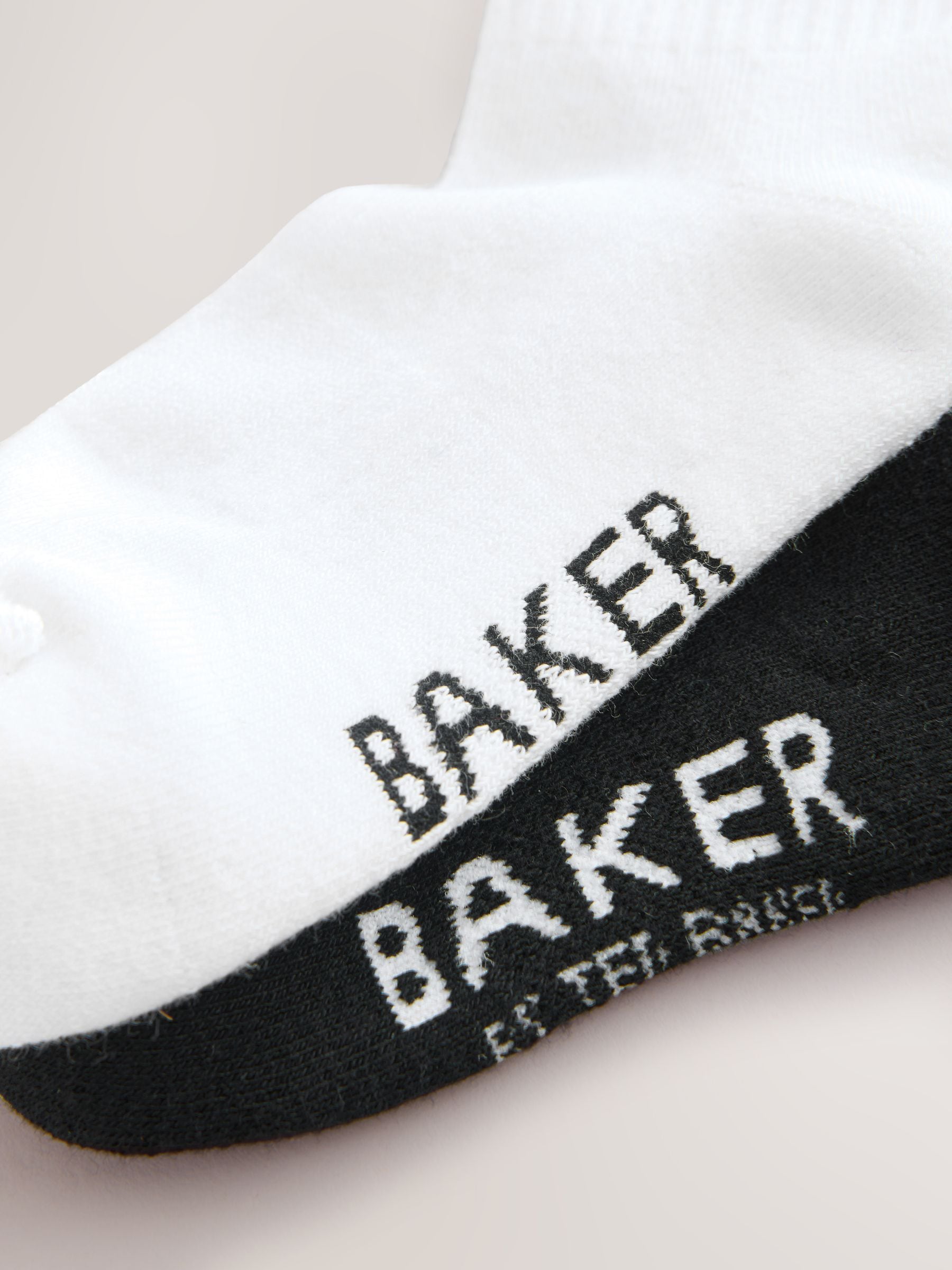 Baker by Ted Baker 2 Pack Boys Embroidered Logo Cushioned Sole Socks image 4