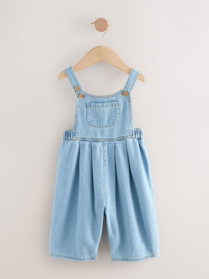 Denim Long Leg Dungarees (3mths-8yrs)
