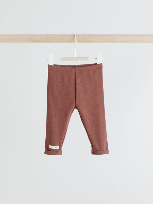 Navy/Brown Bear Tops and Leggings 6 Piece Baby Set (0mths-3yrs) image 3