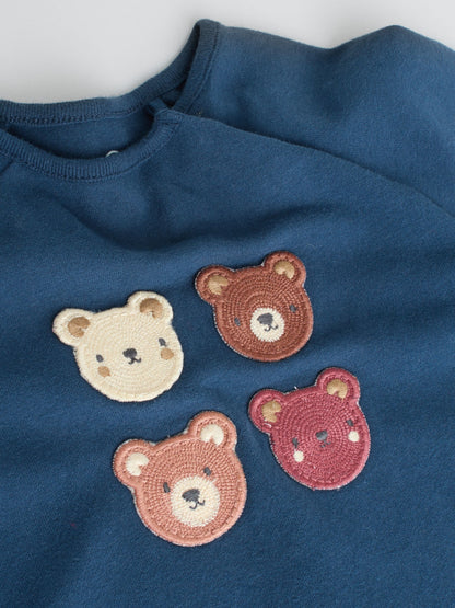 Navy/Brown Bear Tops and Leggings 6 Piece Baby Set (0mths-3yrs) image 6