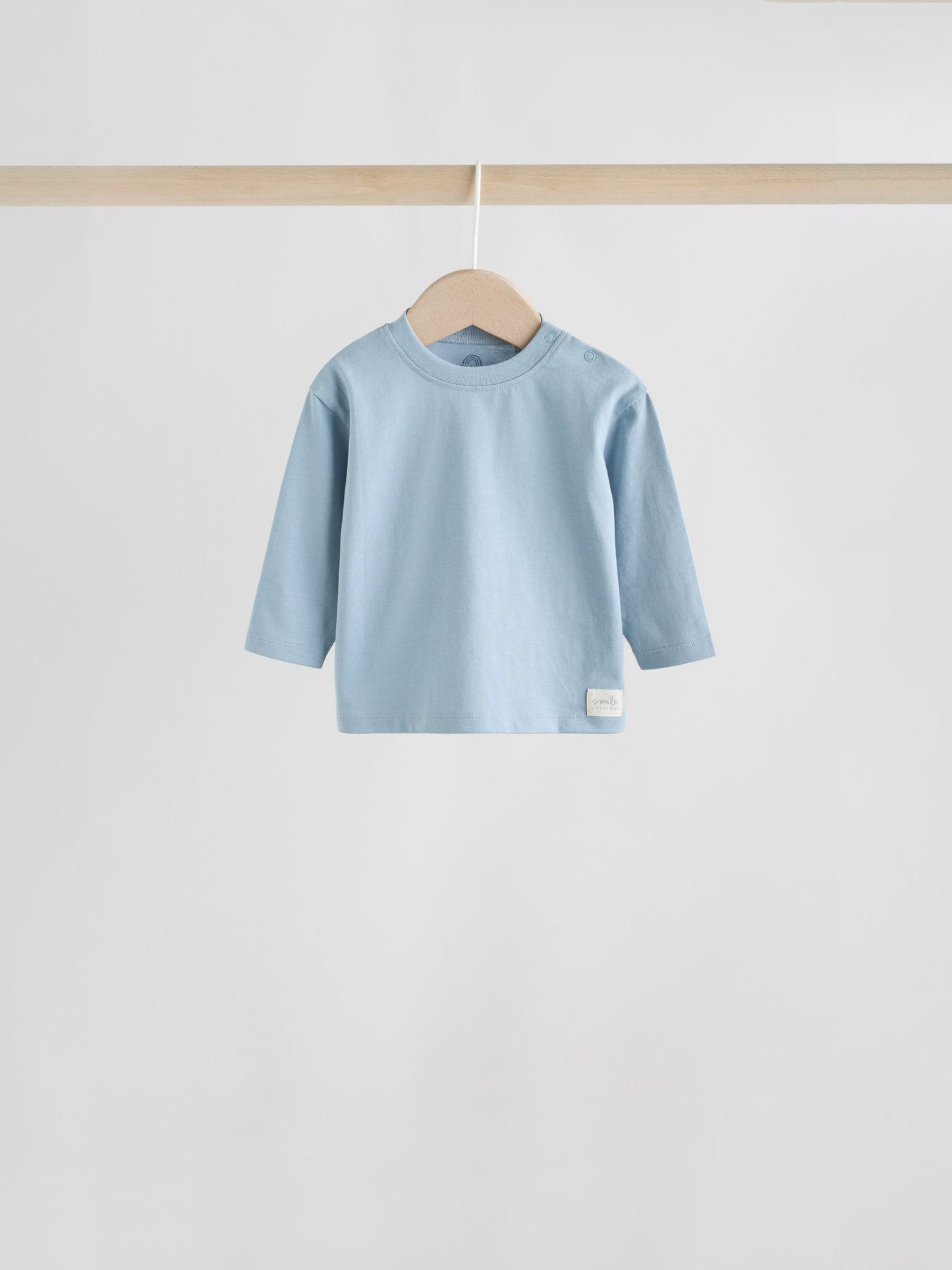 Blue Baby Long Sleeve T-Shirts 4 Pack (0mths-2yrs) image 3