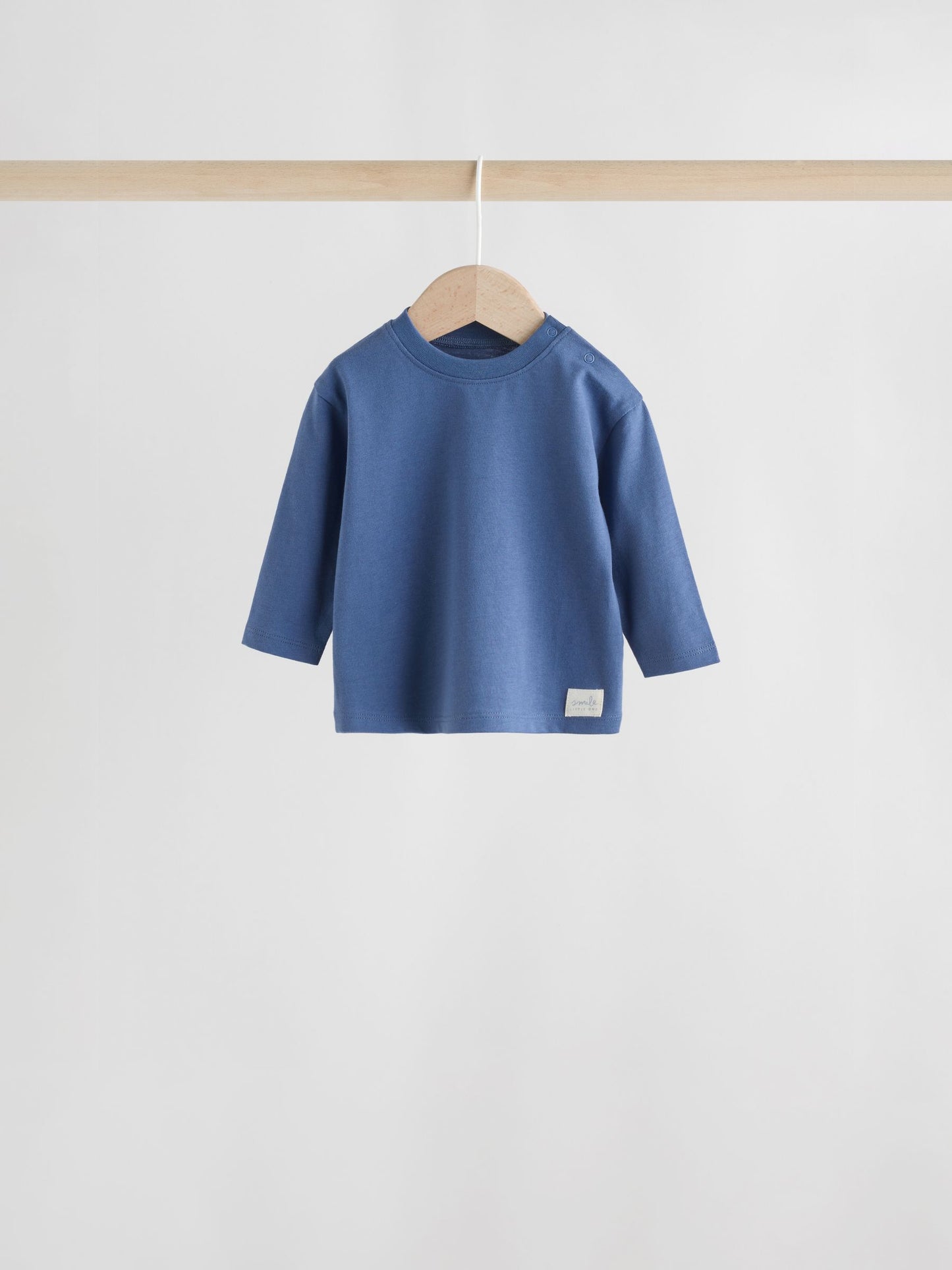 Blue Baby Long Sleeve T-Shirts 4 Pack (0mths-2yrs) image 5