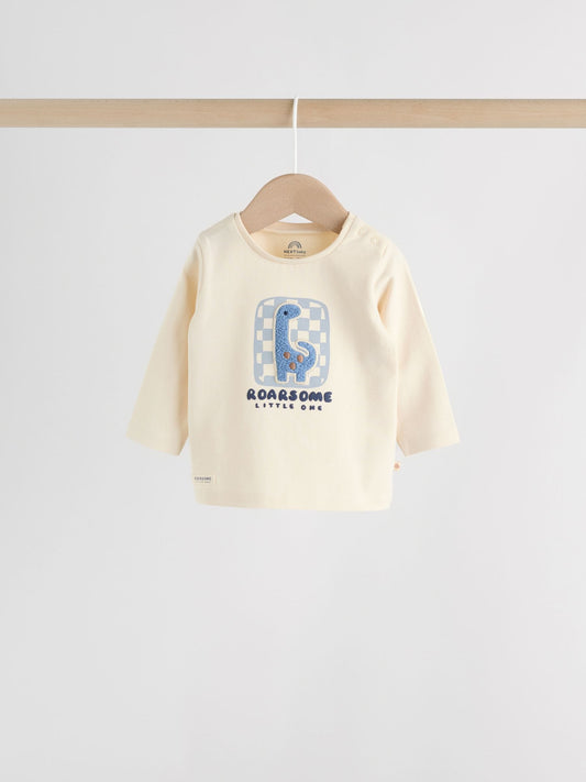 Blue Dinosaur Baby Top and Leggings Set 2 Piece (0mths-3yrs) image 2