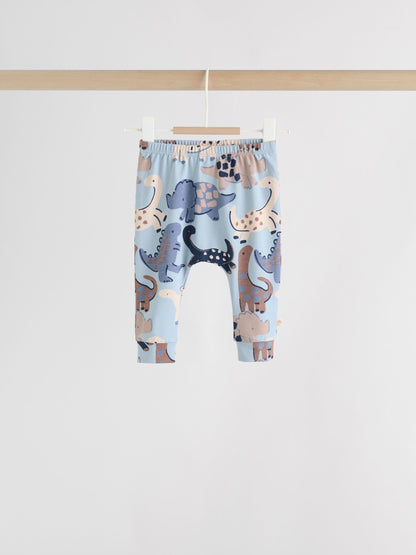 Blue Dinosaur Baby Top and Leggings Set 2 Piece (0mths-3yrs) image 3
