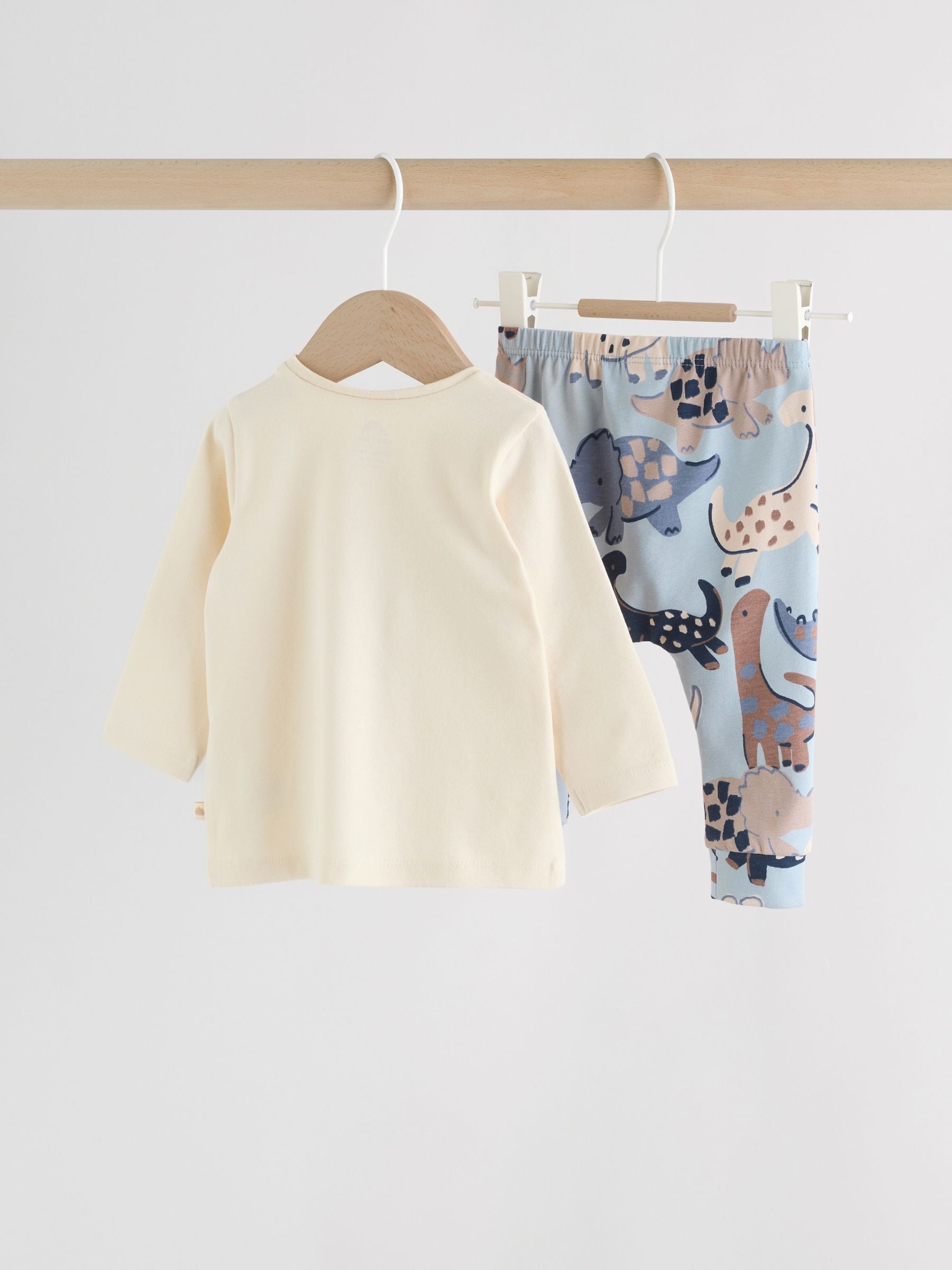 Blue Dinosaur Baby Top and Leggings Set 2 Piece (0mths-3yrs) image 4