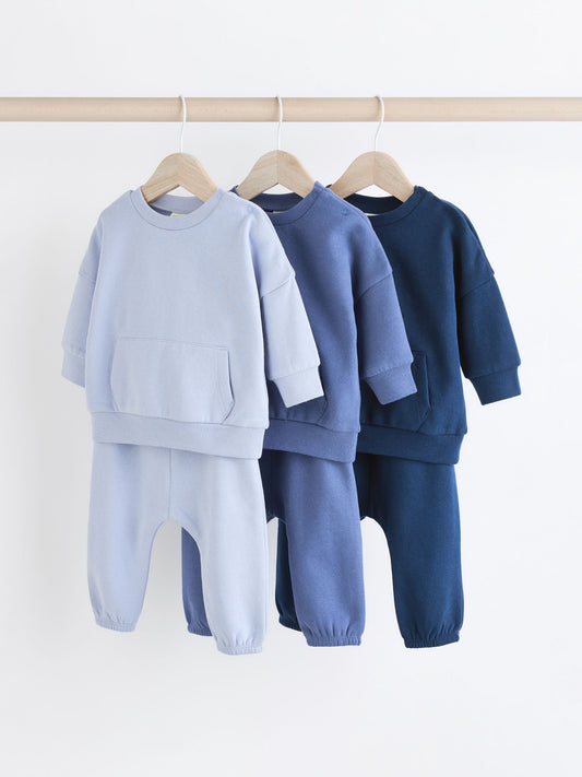 Blue Baby Sweatshirt and Joggers Set 6 Piece (0mths-3yrs) image 1