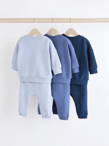 Blue Baby Sweatshirt and Joggers Set 6 Piece (0mths-3yrs) image 2
