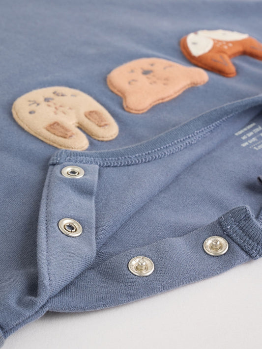 Blue Woodland Baby Top and Leggings Set 2 Piece (0mths-3yrs) image 3