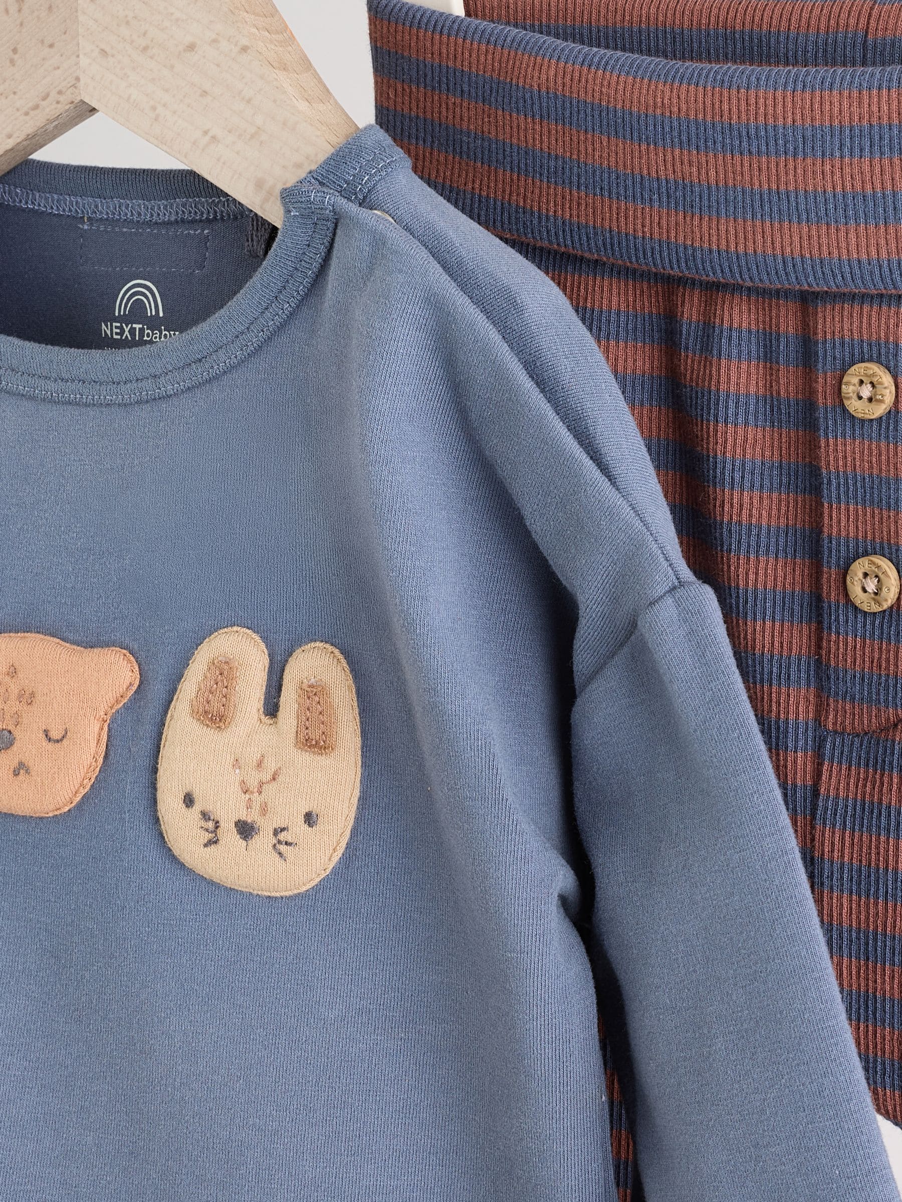 Blue Woodland Baby Top and Leggings Set 2 Piece (0mths-3yrs) image 7