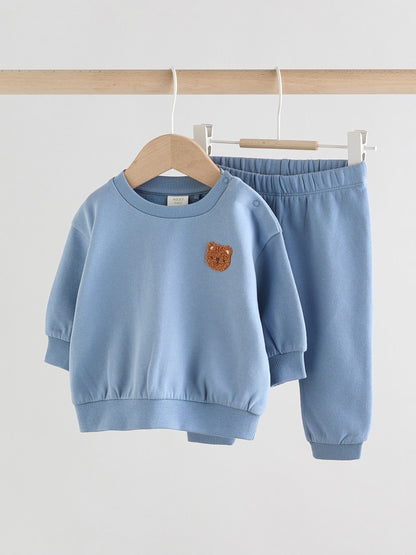 Blue Bear Baby Sweatshirt and Joggers Set (0mths-2yrs) image 1