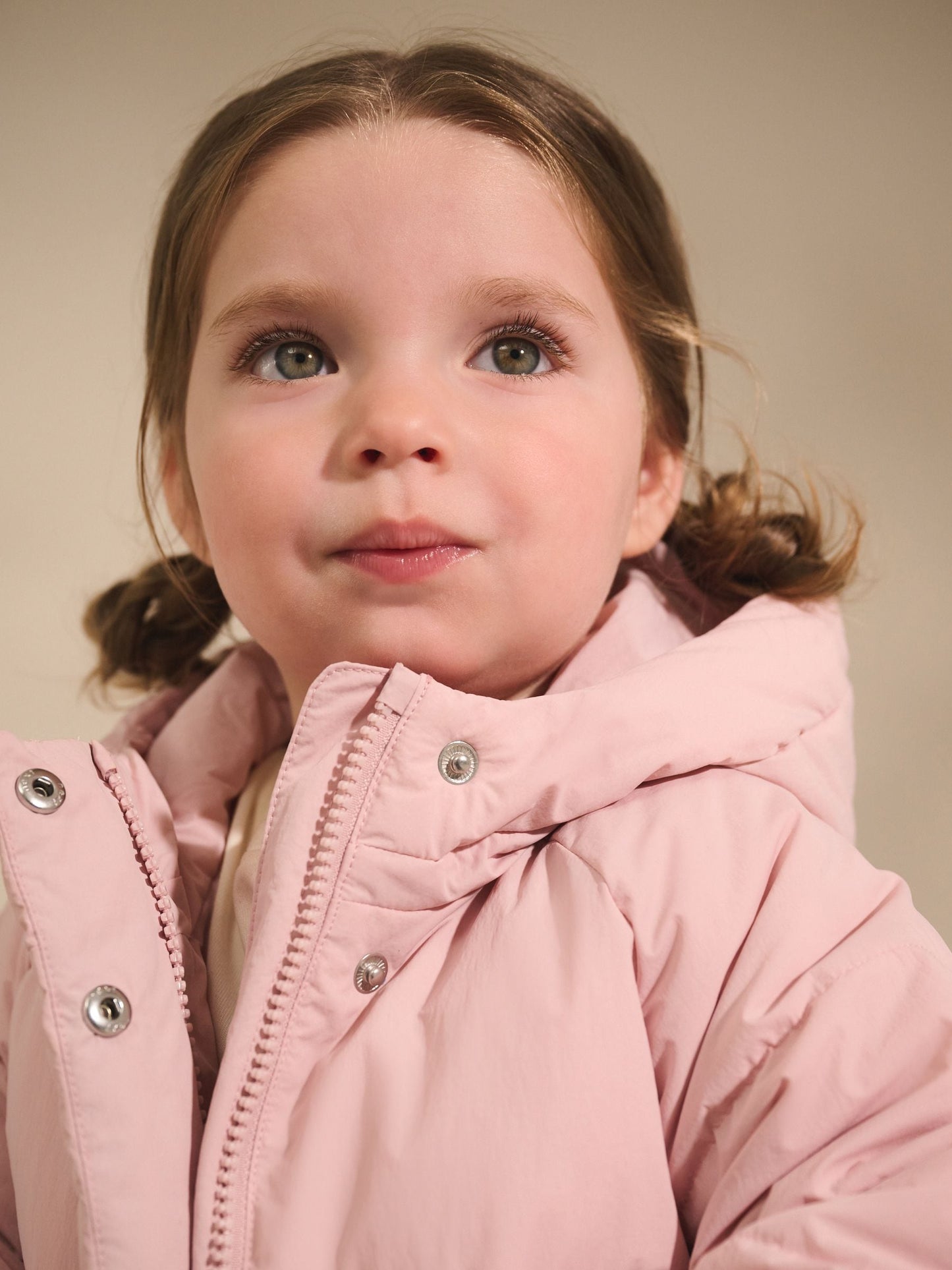 Pink Shower Resistant Faux Fur Lined Padded Coat (3mths-7yrs)