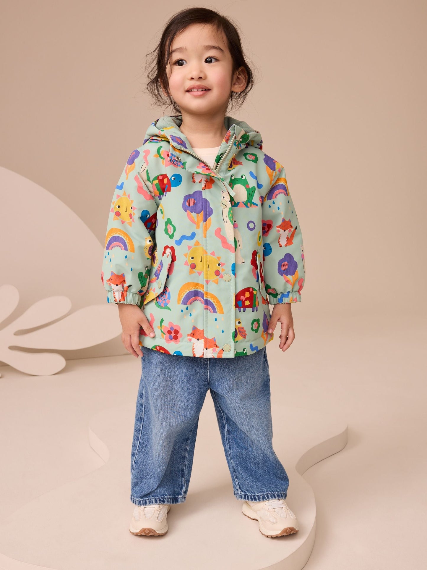 Green Character Waterproof Jacket (3mths-7yrs)