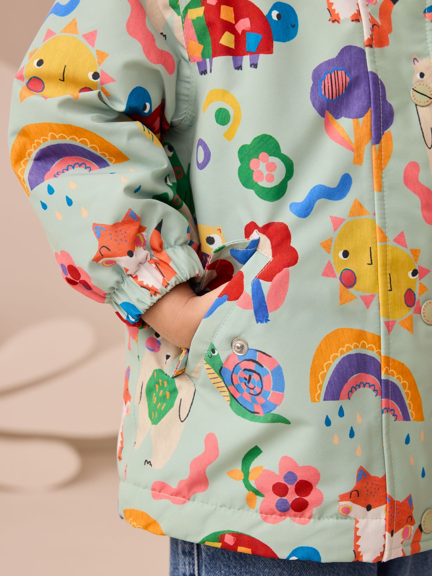 Green Character Waterproof Jacket (3mths-7yrs)