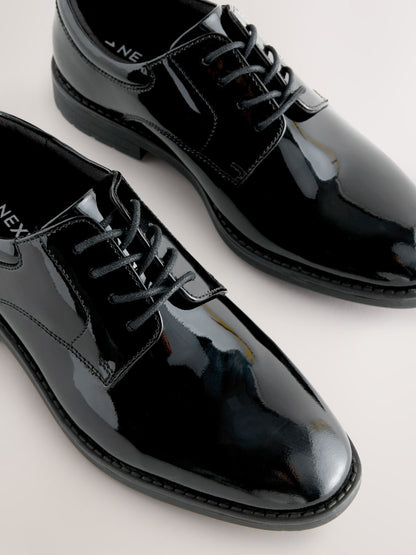 Black Patent Leather Lace Up Shoes image 5