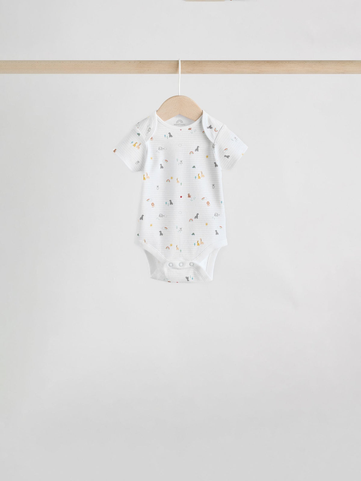 Dsiney Kidz - White Character 7 Pack Baby Short Sleeve Bodysuits image 7