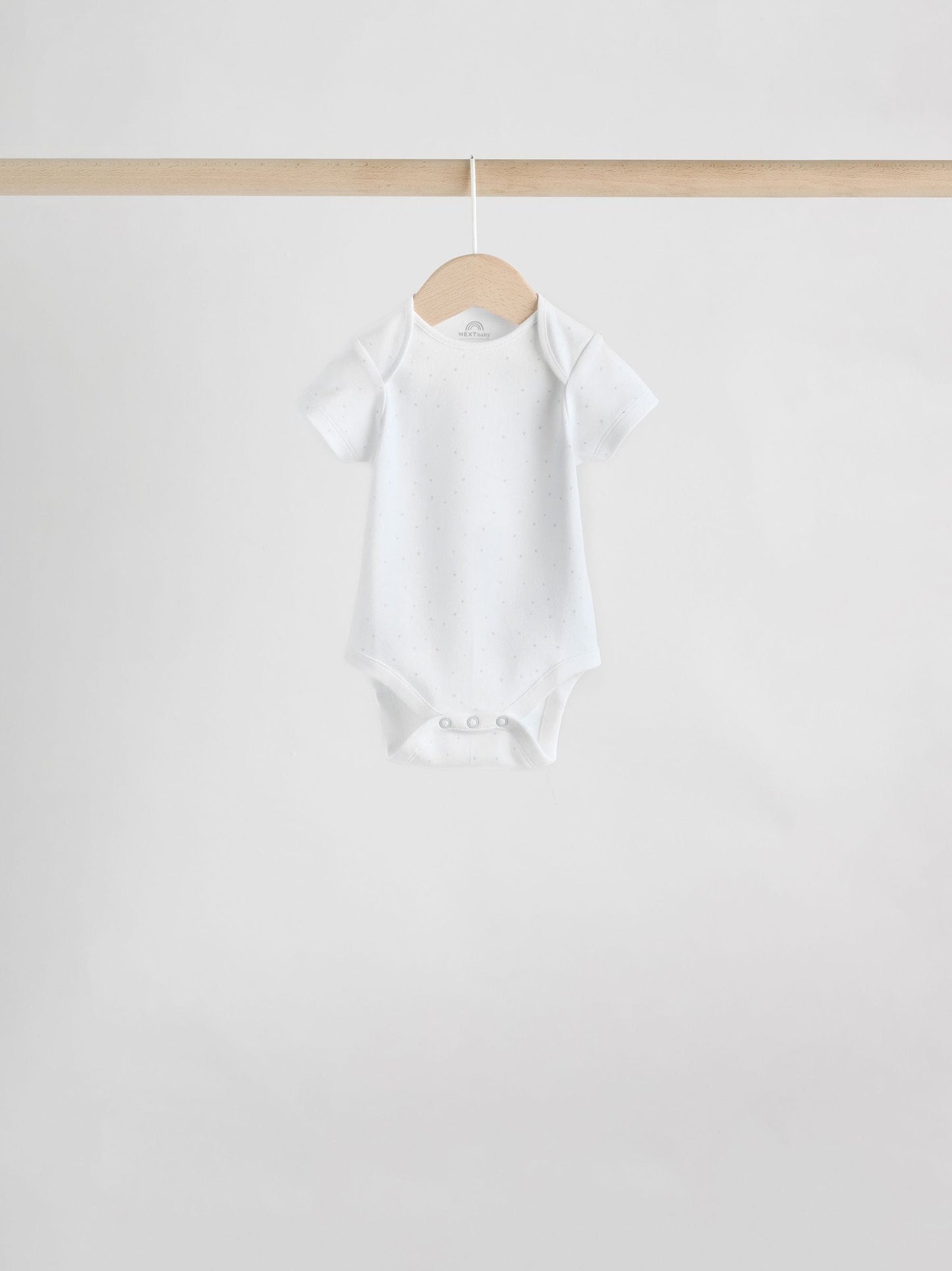 White Character 7 Pack Baby Short Sleeve Bodysuits image 8