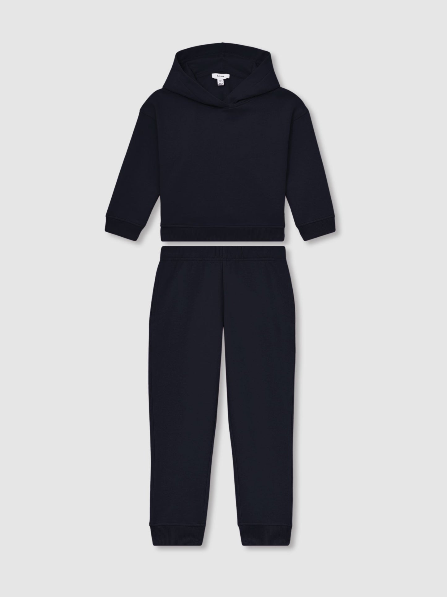 Dsiney Kidz - Reiss Navy Harp 9-13 yrs Cotton-Blend Hoodie And Joggers Set image 1