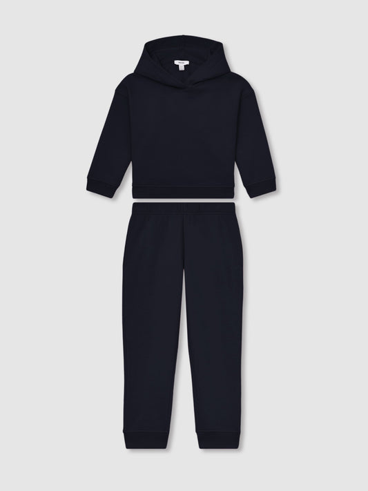 Dsiney Kidz - Reiss Navy Harp 9-13 yrs Cotton-Blend Hoodie And Joggers Set image 1