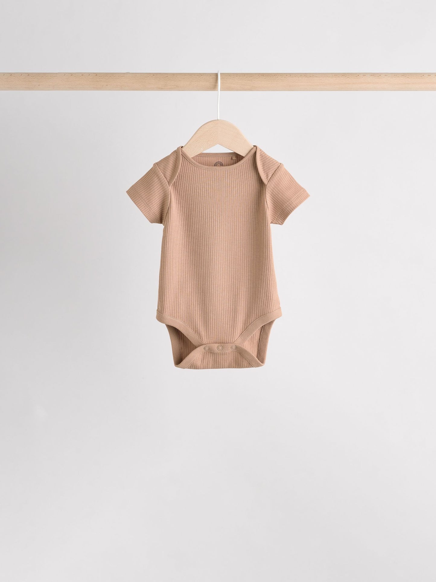 Cream Baby Short Sleeve Bodysuits 5 Pack image 6