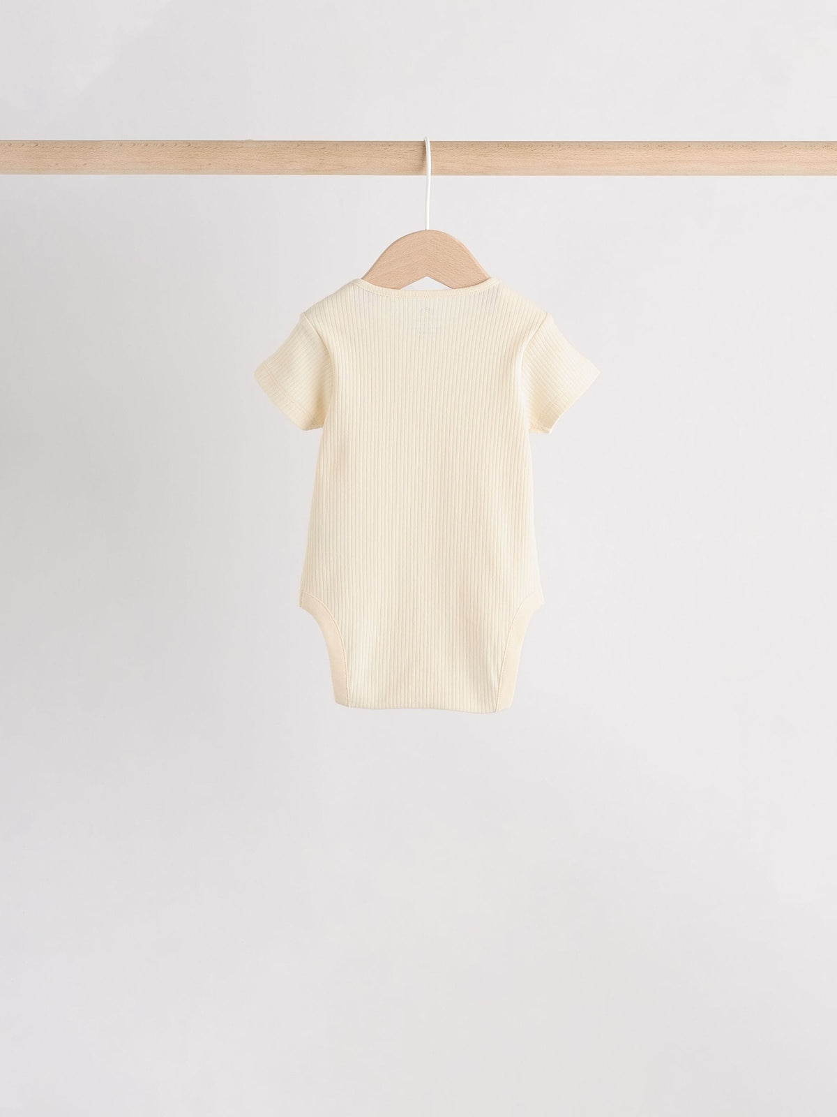 Dsiney Kidz - Cream Baby Short Sleeve Bodysuits 5 Pack image 7