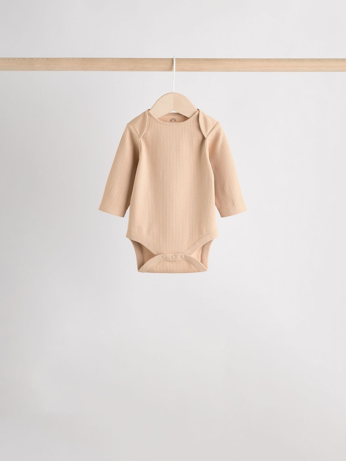 Dsiney Kidz - Cream Baby Long Sleeve Bodysuits 5 Pack image 3