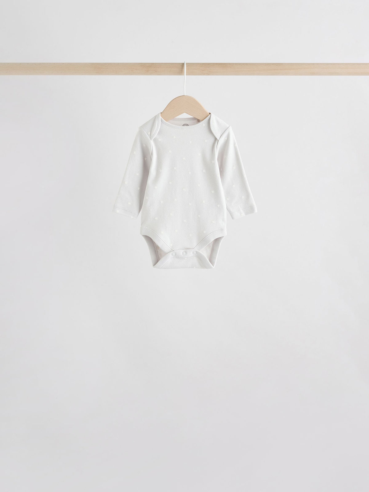 Dsiney Kidz - Neutral 100% Cotton Long Sleeve Baby Bodysuits 5 Pack image 3