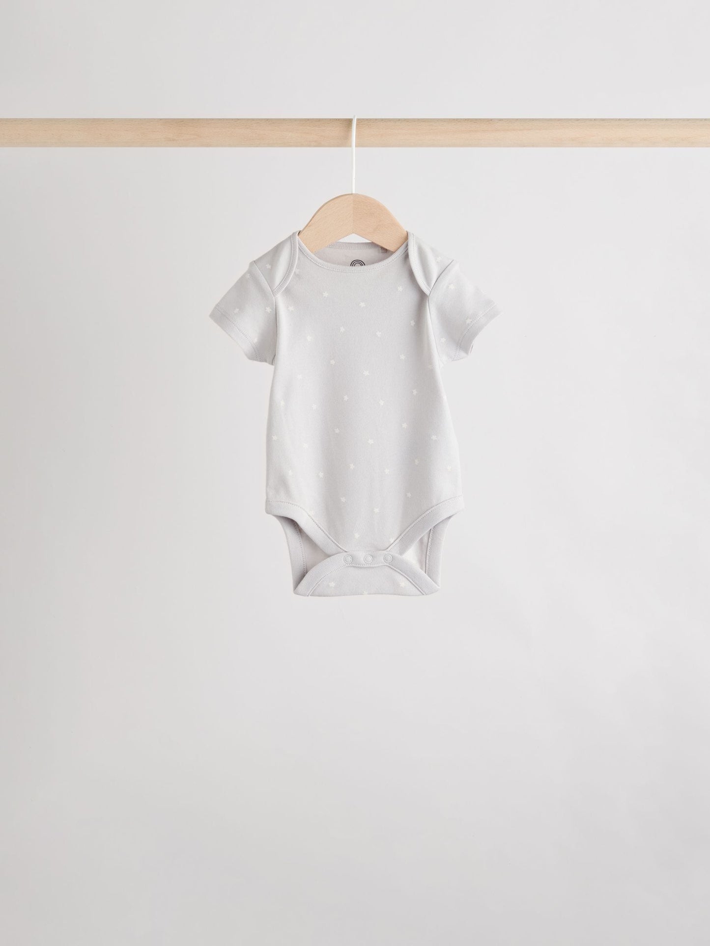 Neutral 100% Cotton Short Sleeve Baby Bodysuits 5 Pack image 5