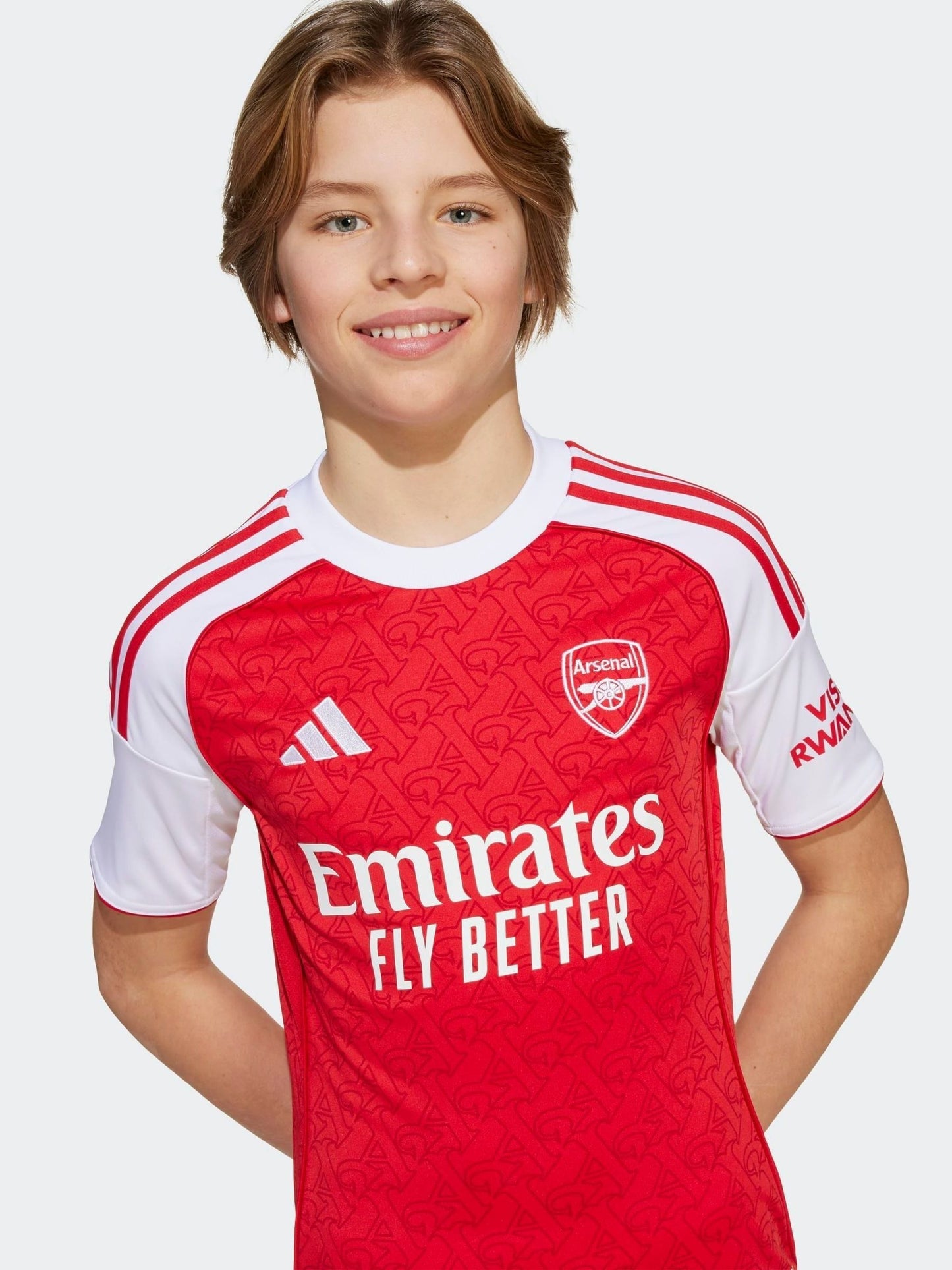 Dsiney Kidz - adidas Red/White Kids Arsenal 25/26 Home Jersey image 4