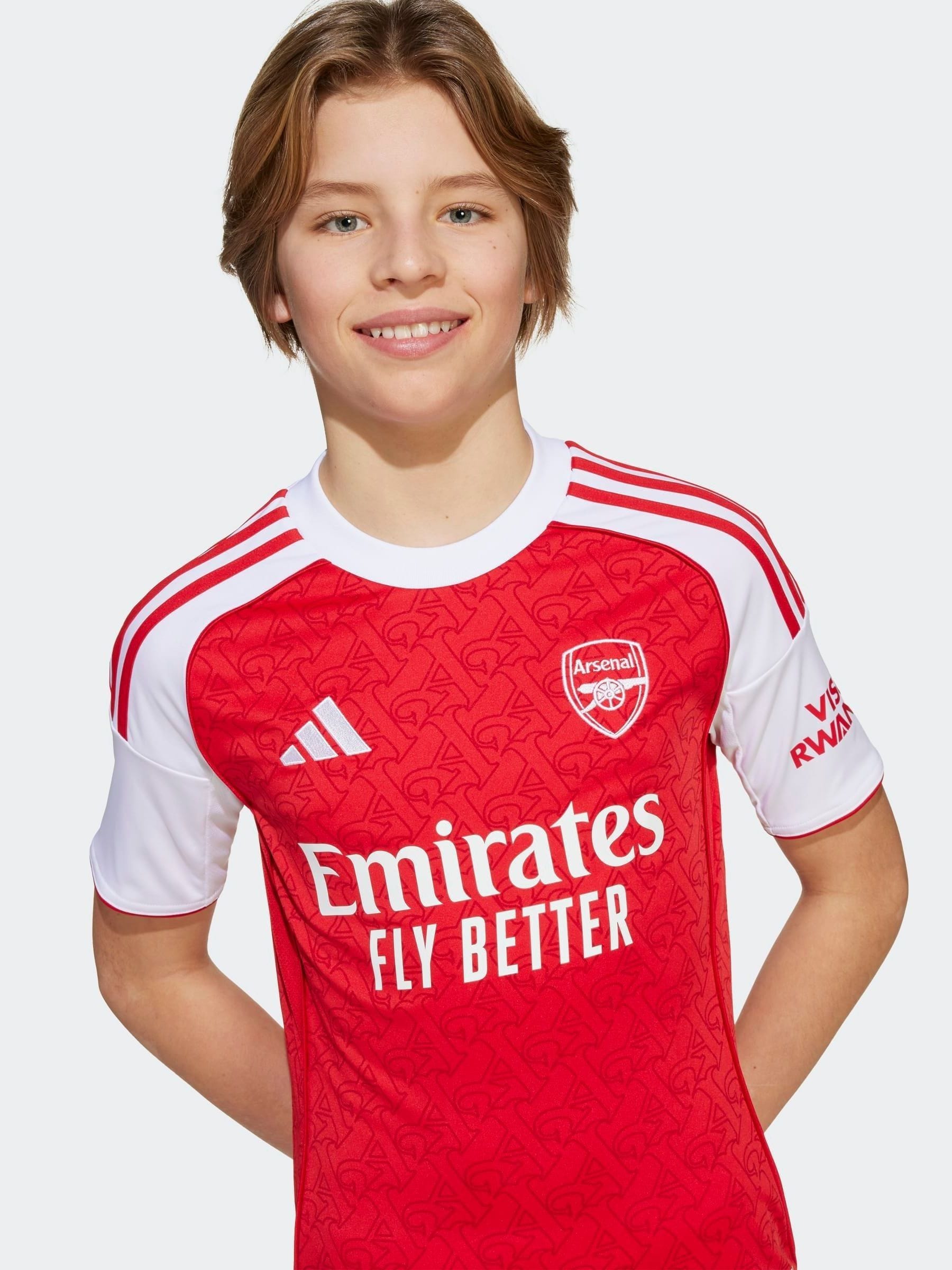 Dsiney Kidz - adidas Red/White Kids Arsenal 25/26 Home Jersey image 4