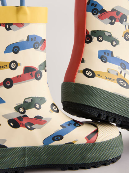 Neutral Cars Handle Pull On Wellies image 6