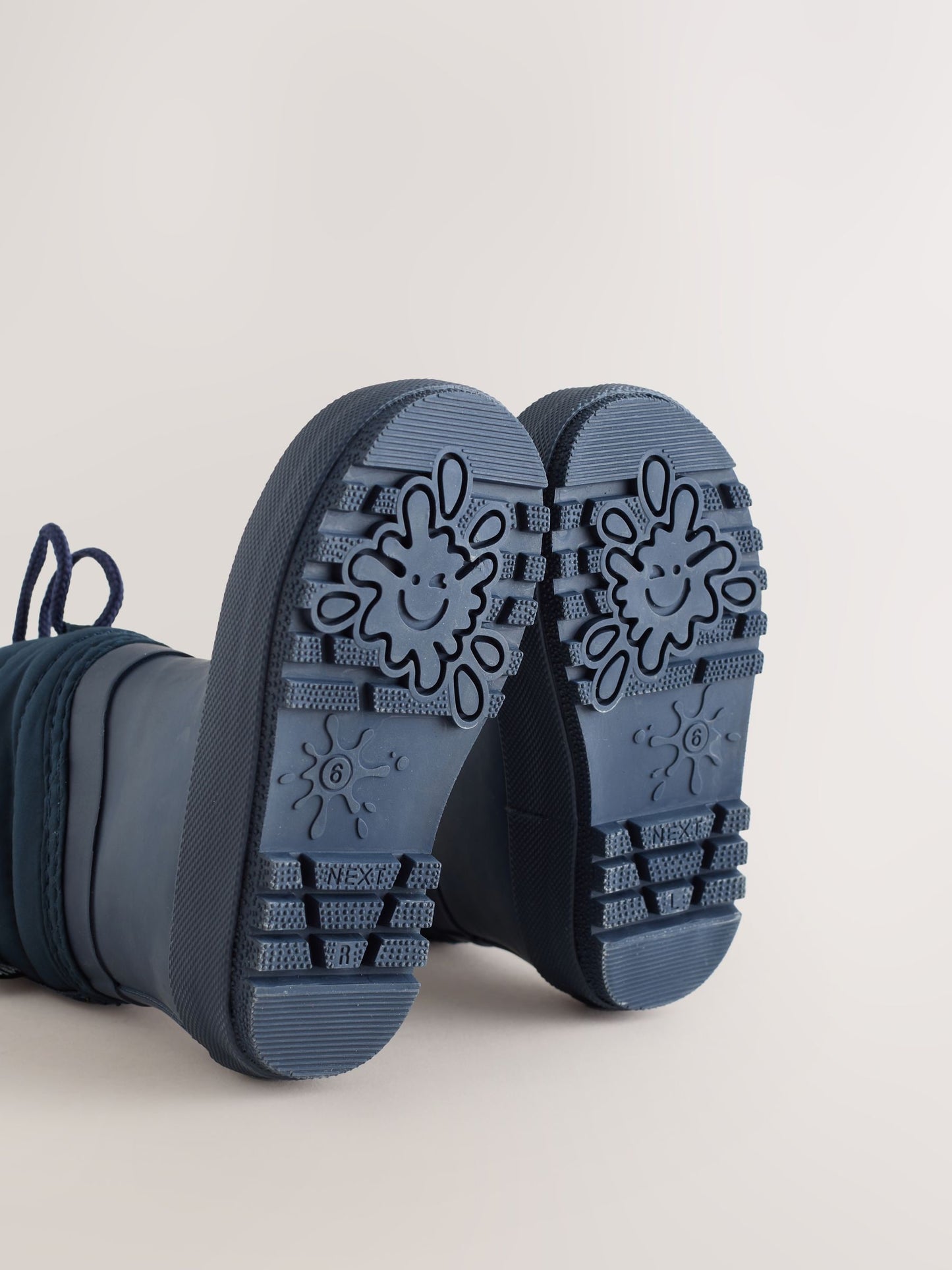 Blue Navy Quilted Cuff Wellies image 6