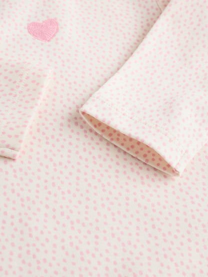 Pink Baby Long Sleeve Bodysuits 5 Pack image 5