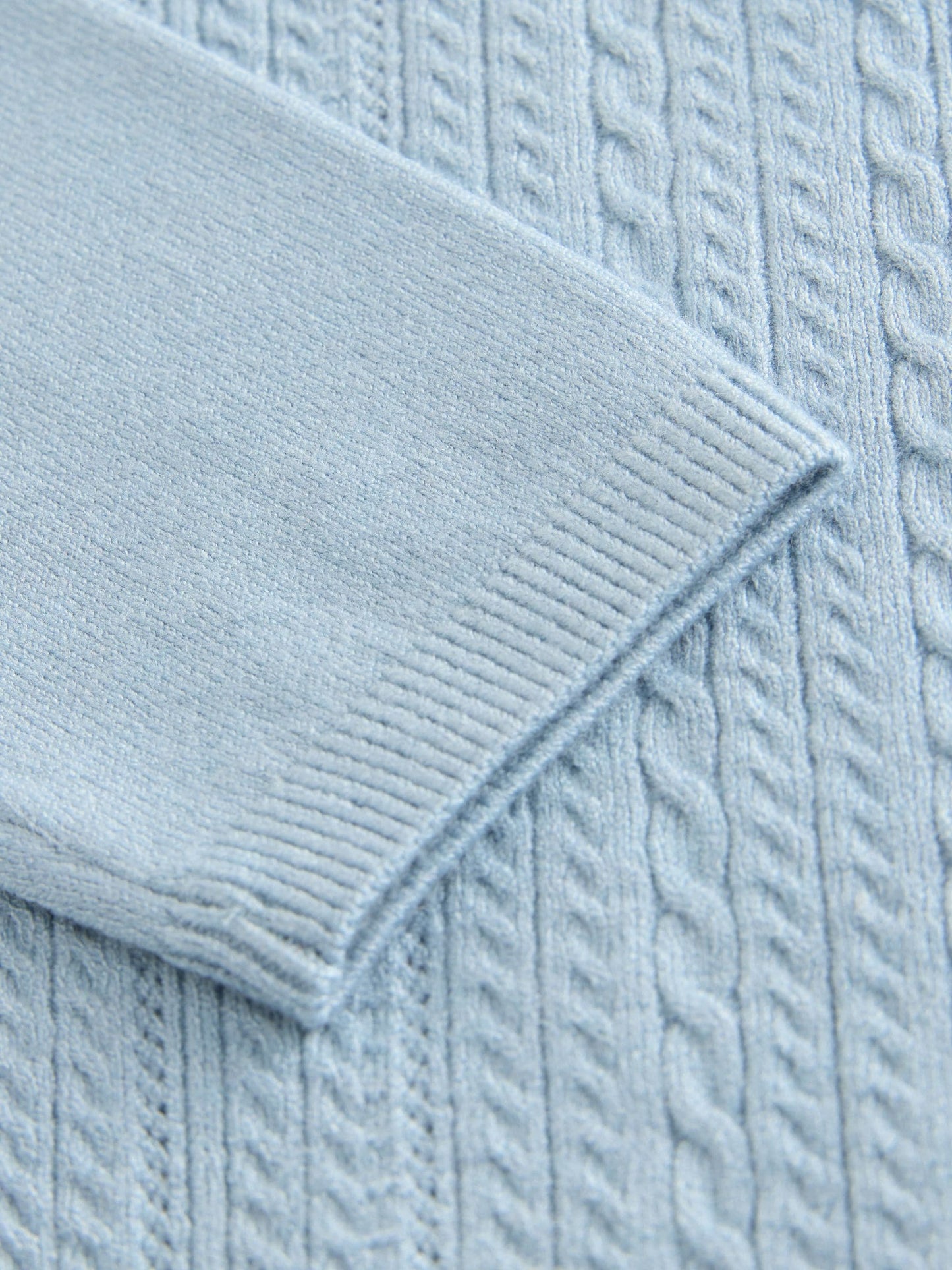 Dsiney Kidz - Blue Cable Knit Polo Shirt (3mths-7yrs) image 4