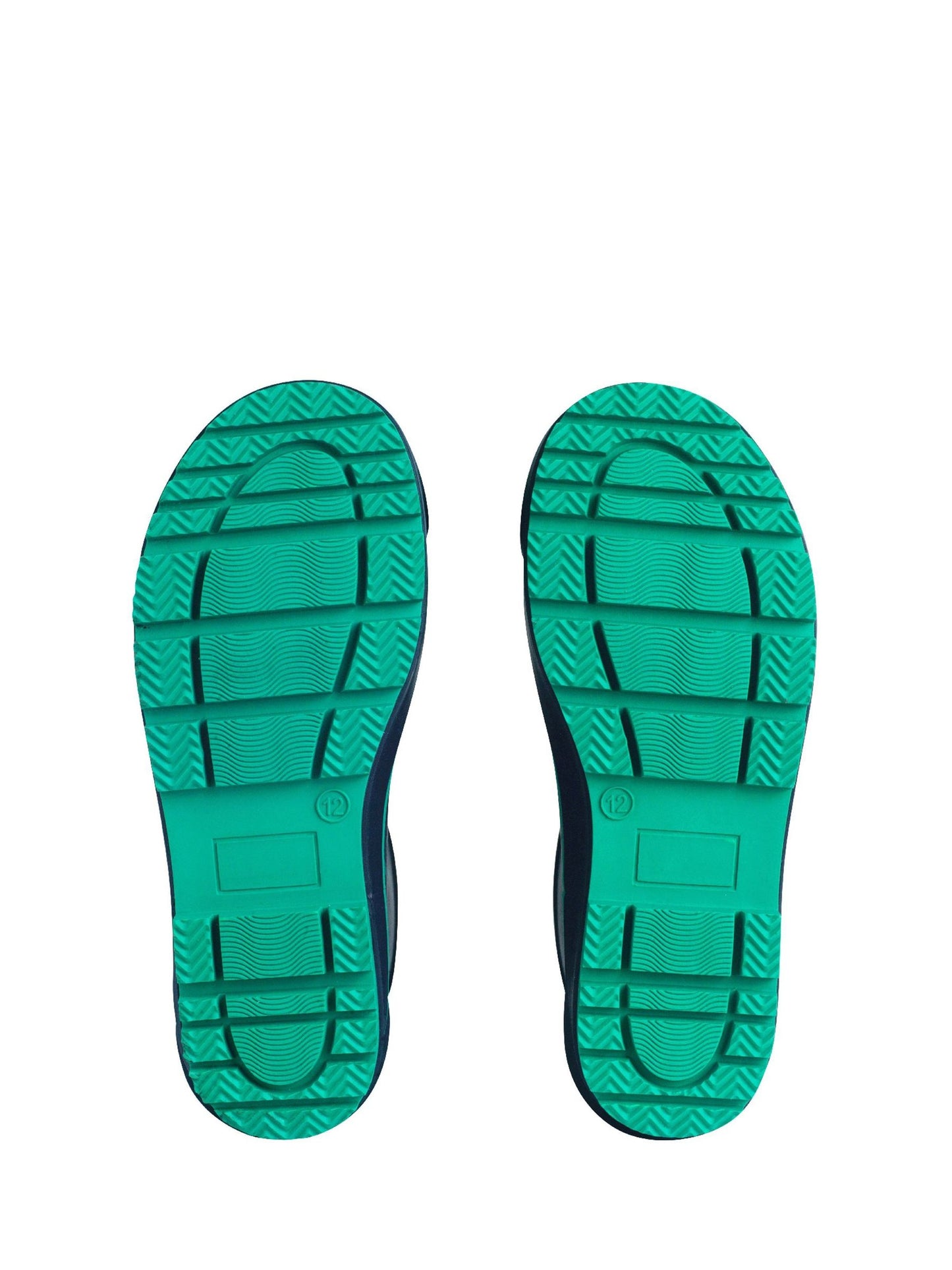 Start Rite Navy/Green Waterproof Pull On Little Puddle Wellies image 4