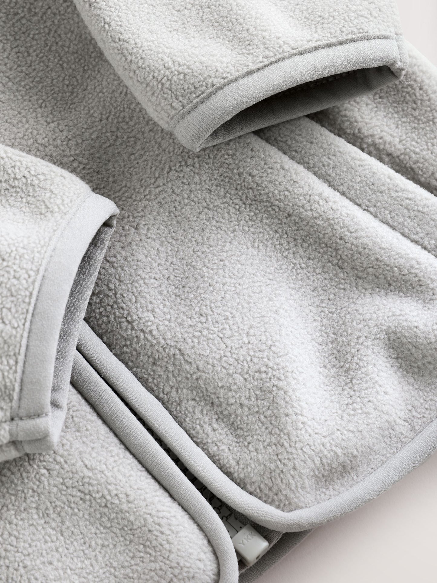 Grey Micro Fleece Baby Zip Jacket (0mths-2yrs)