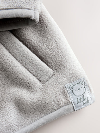 Grey Micro Fleece Baby Zip Jacket (0mths-2yrs)
