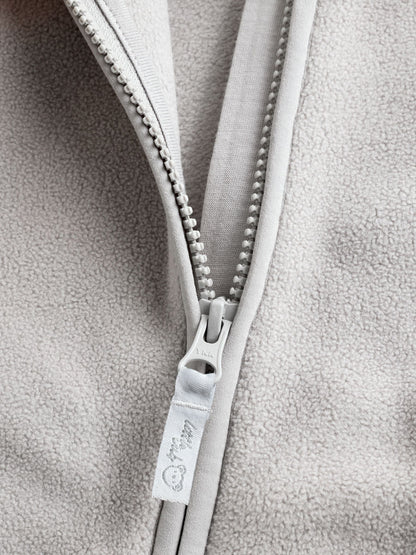 Grey Micro Fleece Baby Zip Jacket (0mths-2yrs)