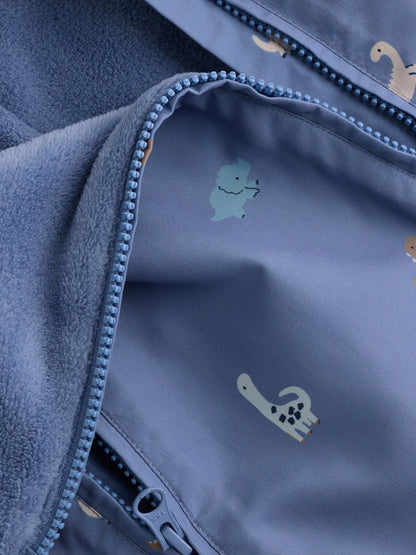 Navy Hooded Nylon Baby All-In-One (0mths-2yrs)