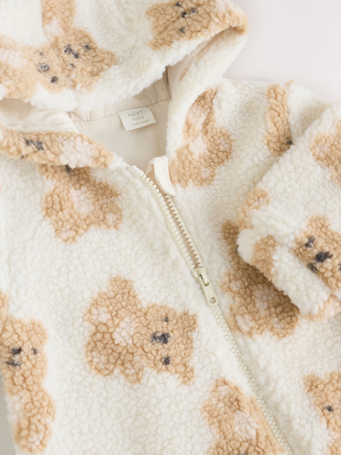 Natural Bear Borg All Over Printed Baby Pramsuit (0-18mths)